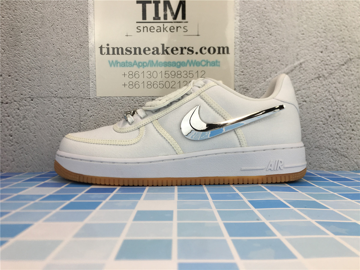 Travis Scott x Nike Air Force 1 Low Travis Scott-White AQ4211 10